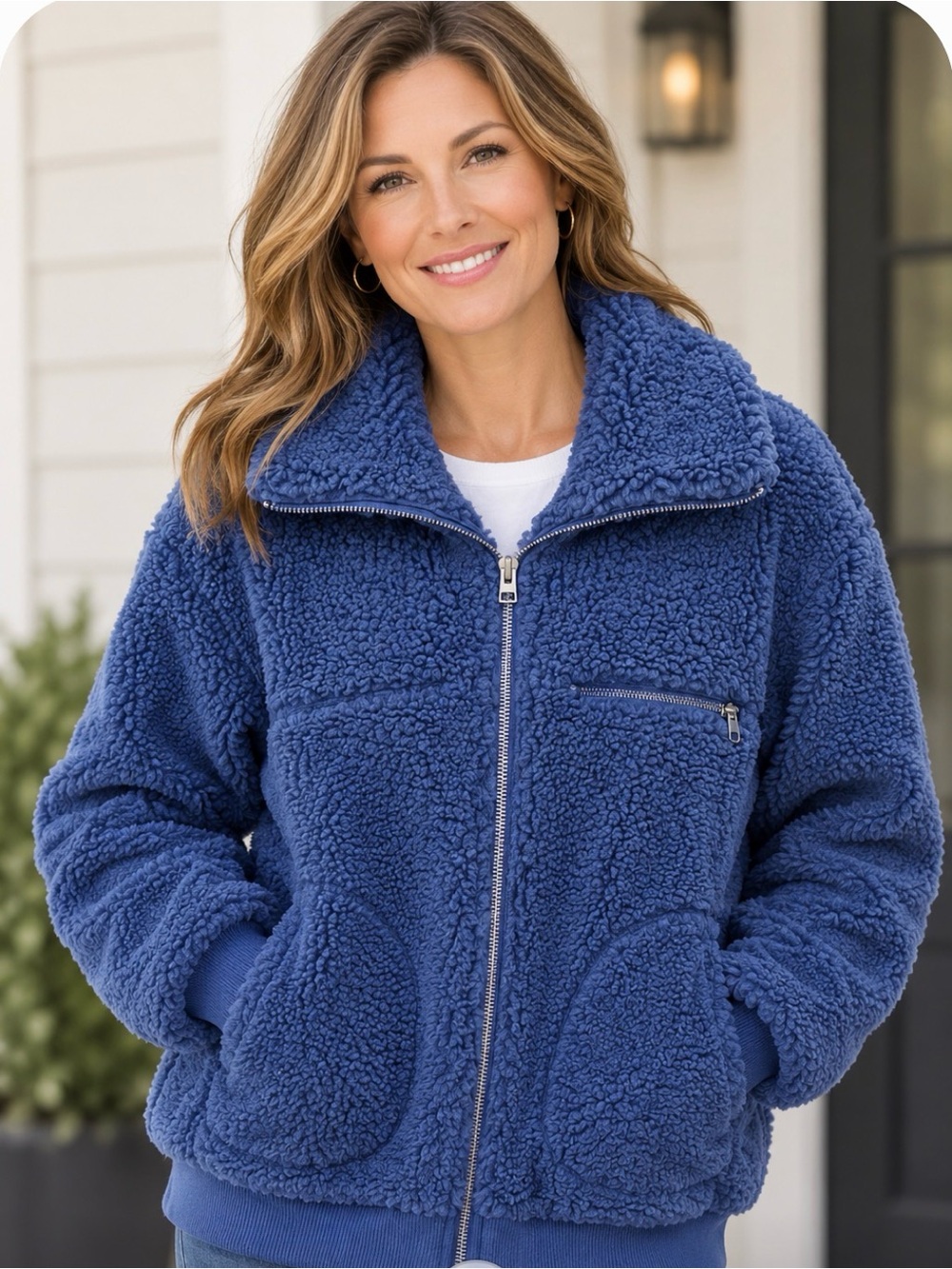 “ Wilfred Free” Cozy Blue Jacket
